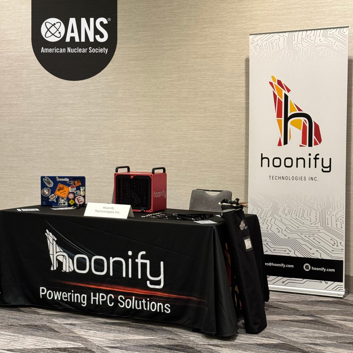 hoonify_tech's tweet image. We’re back from the #ANS Conference in Denver, CO - exhibiting among the brightest minds in #nuclearscience &amp;amp; #engineering, we came away with a world of knowledge. Until next time, American Nuclear Society! #Hoonify #TurbOS #HPC