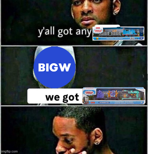 Every Australian Thomas fan with the new stock atm