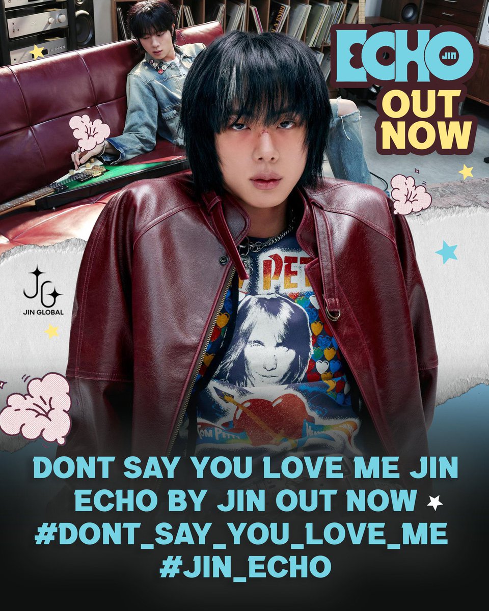 SeokjinGlobal's tweet photo. Jin’s 2nd Album 'ECHO' with Main Track “Don’t Say You Love Me” will be released on all platforms today May 16, 1PM KST/12AM ET! 🎊

🔒 500 REPLIES &amp; RTs

DONT SAY YOU LOVE ME JIN
ECHO BY JIN OUT NOW
#Dont_Say_You_Love_Me 
#Jin_Echo https://t.co/9EG5U0A39D