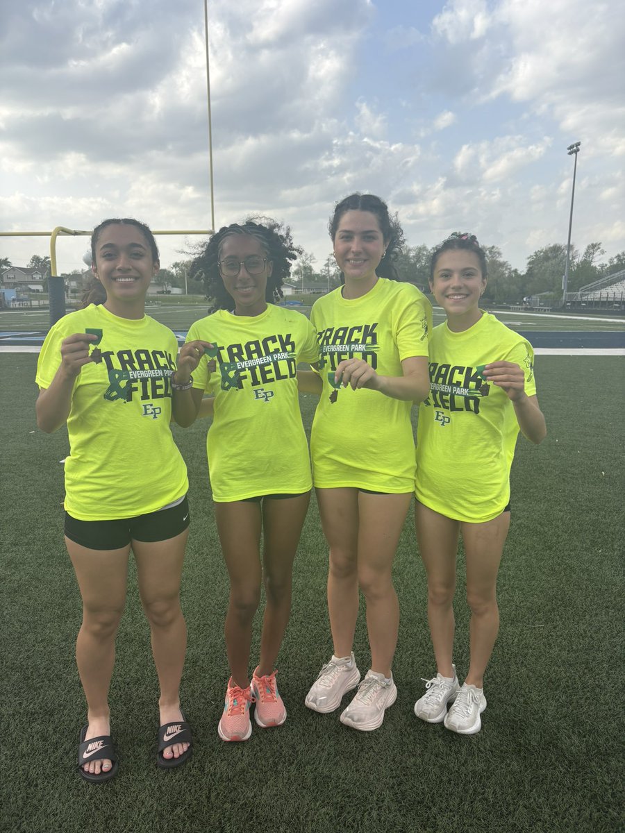 <a href="/EPCHSGirlsTrack/">EPCHSGirlsTrackField</a> IHSA Sectional 5th Place Medalists in the 4x800Relay - R. Martinez, C. Farmer, E. Bulger &amp; G. Youpel. 🐎🐎🐎 <a href="/EPCHSAthletics/">EPCHSAthletics</a>