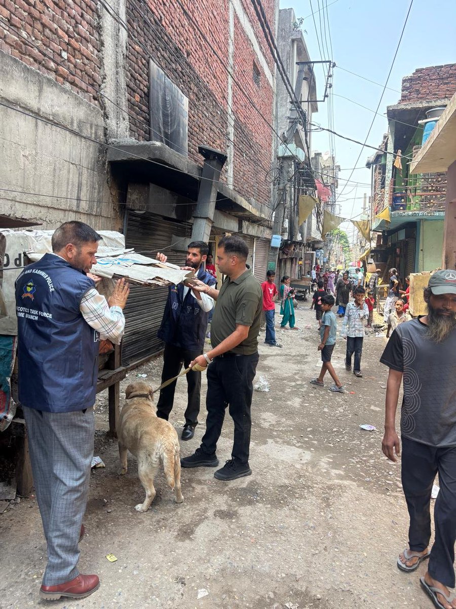 CRIME BRANCH J&K (@crimebranchjkp) on Twitter photo * *ANTF J&K, started surprise checking Narcotics Hot spots with Sniffer Dogs*: A man apprehended with with contraband in live surprise Raid by ANTF, handed over to local police.*
<a href="/JmuKmrPolice/">J&K Police</a> <a href="/ZPHQJammu/">Zonal Police Media Centre- Jammu Zone</a> * *ANTF J&K, started surprise checking Narcotics Hot spots with Sniffer Dogs*: A man apprehended with with contraband in live surprise Raid by ANTF, handed over to local police.*
<a href="/JmuKmrPolice/">J&K Police</a> <a href="/ZPHQJammu/">Zonal Police Media Centre- Jammu Zone</a>
