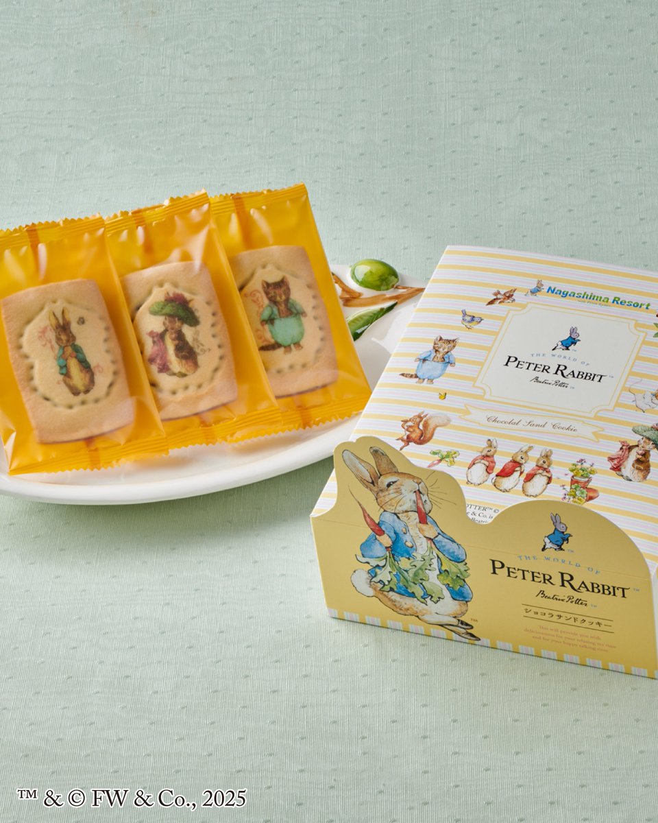 【新品未使用】ピーターラビット　クッキー型　WILLIAMS SONOMA ナガシマリゾ―トオリジナル✨ ピーターラビット™新商品情報