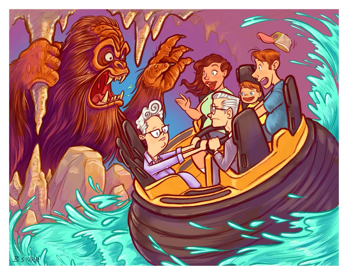 Reminder, this will be the last weekend of Knott's 2025 Boysenberry Festival, and thus the final opportunity to view this year's Tied Up in Knott's gallery show, pick up prints or even my original!
#Boysenberryfestival #knotts #calico #Bigfoot #artgallery #knottsberryfarm