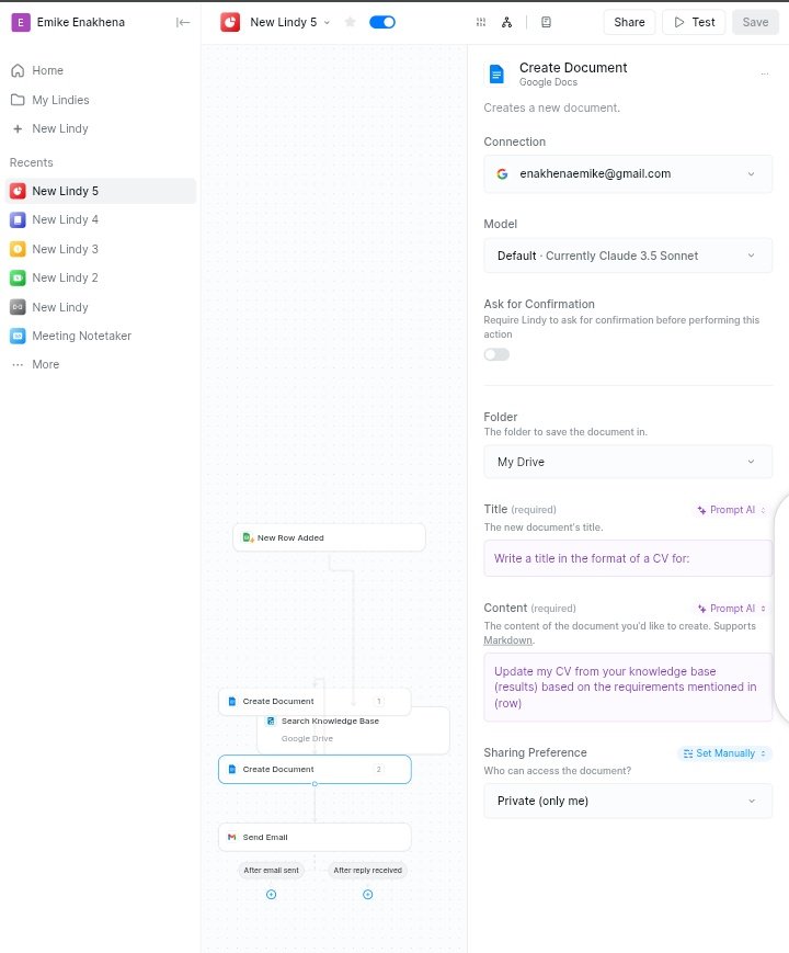 Using Lindy a.i to build an automation agent for work flows it saves you recruiters from repeating tasks #ALX_AiSK <a href="/alx_africa/">ALX Africa</a>  <a href="/jeloe_enaks23/">Jeloe</a>