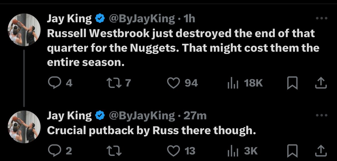 lowlevelninja's tweet photo. This phenomenon is known as "The Full Russell" #NBAPlayoffs https://t.co/1rWoPysZiM