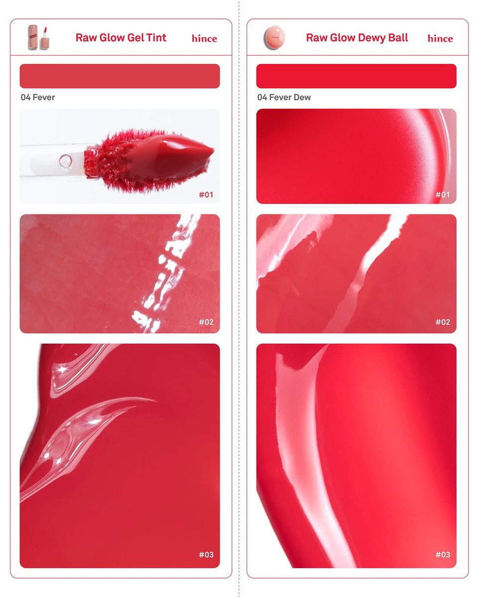 hinceofficialTH's tweet photo. Twin Colors คู่สีพี่น้อง👭
ชอบติดทนยาวนาน ต้อง #GelTint
สีชัด แวววาว ชุ่มชื้น ยกให้ #DewyBall
🌷 โทนวอร์มที่สดใส #RawRose #RawRoseDew
🌹 สีแดง ที่ใครก็รอด #Fever #FeverDew
🍇 สีองุ่นแสนละมุน #RawGrape #RawGrapeDew
😘เลือกเฉดที่ใช่ ให้ตรงกับที่ชอบได้เลย🫶🏻
#hince #hinceThailand #hinceDewyBall #RawGlowDewyBall
#DewyBall #บาล์มหยดน้ำ #บาล์มน้องไข่ #BestColors