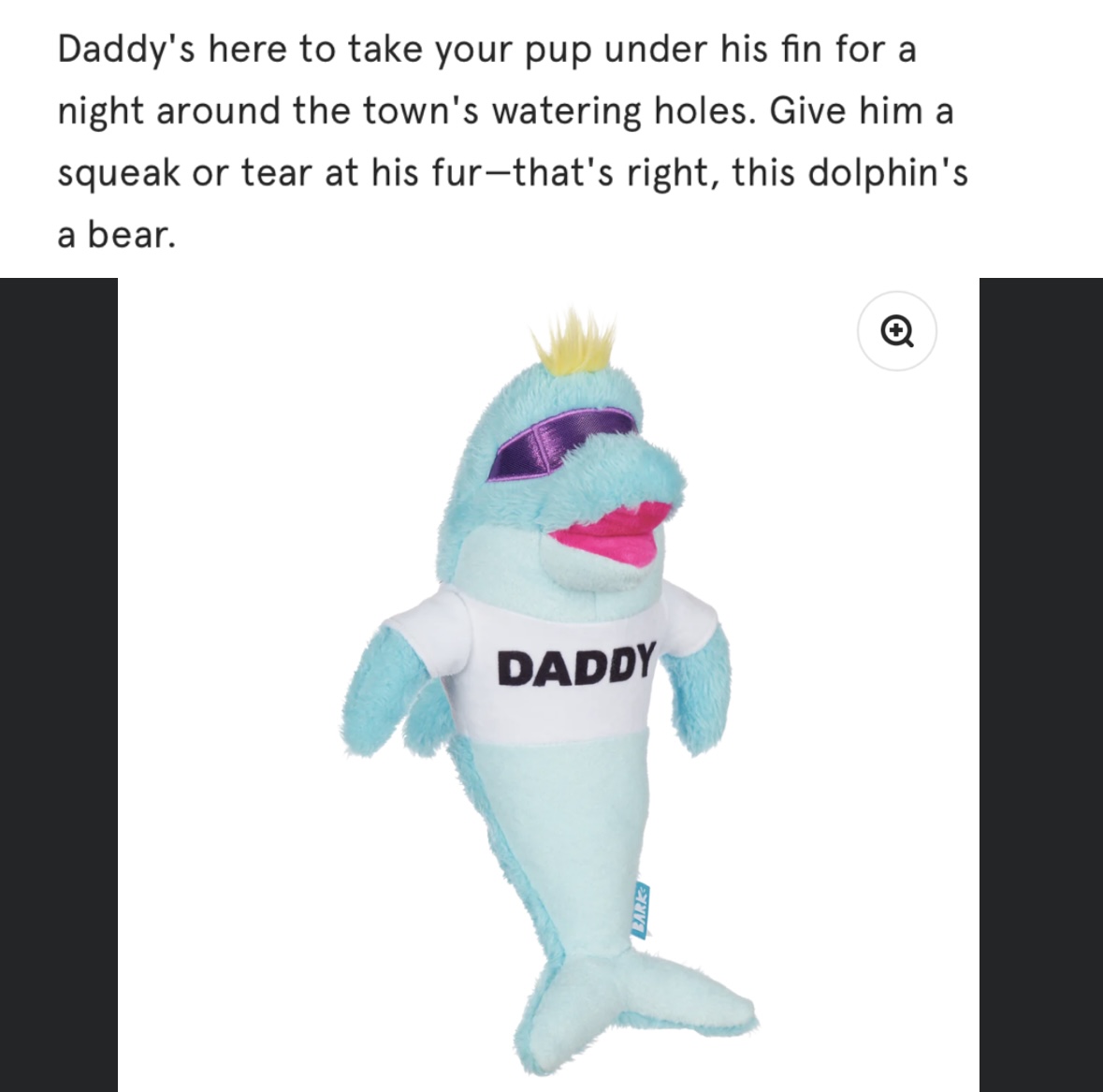 Crazy that barkb0x made a Jotaro kujo squeaky toy for pride month