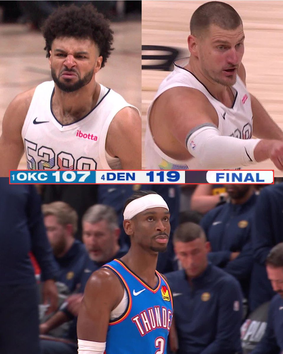 NBATV's tweet photo. DENVER FORCES GAME 7 🤯

Murray &amp; Jokić combine for 54 to keep the @nuggets alive in the #NBAPlayoffs! https://t.co/bftb7XXyUr