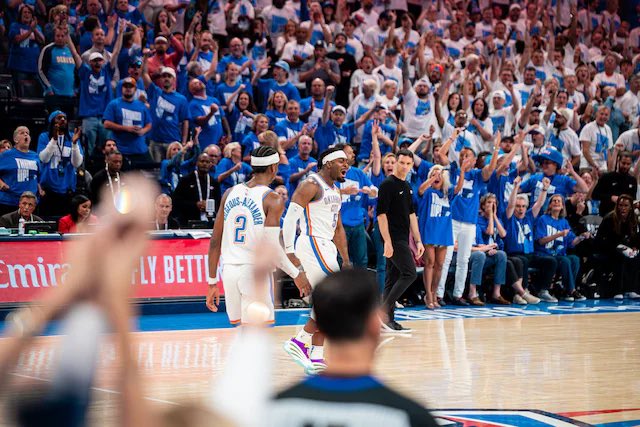 10tofive's tweet photo. 📍Data e horário do Jogo 7: 16/05/2025 às 16:30h
📺 Transmissão: ESPN e Disney+
Se você gosta de basquete, esse é o momento de parar tudo.

OKC com o apoio de sua torcida que joga junto enfrentará o Denver do até então MVP.

#NBA #Jogo7 #TenToFive #Murray #Thunder #Nuggets https://t.co/Hu0L5ZfBby