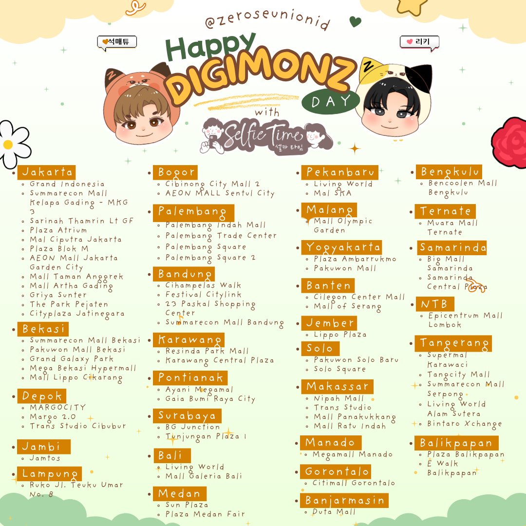 zero4se's tweet image. [MEDIA PARTNER]

🐱❝𝐇𝐚𝐩𝐩𝐲 𝐃𝐈𝐆𝐈𝐌𝐎𝐍𝐙 𝐃𝐚𝐲!❞🦊
Ricky &amp;amp; Matthew Birthday Frame by @ZeroseUnionID
with @selfietimeid

🗓 17 - 30 Mei 2025
📍 Beberapa kota di Indonesia!

Ramaikan dengan hashtag #DIGIMONZDay 
#ZEROBASEONE #RICKY #SEOKMATTHEW #리키 #석매튜