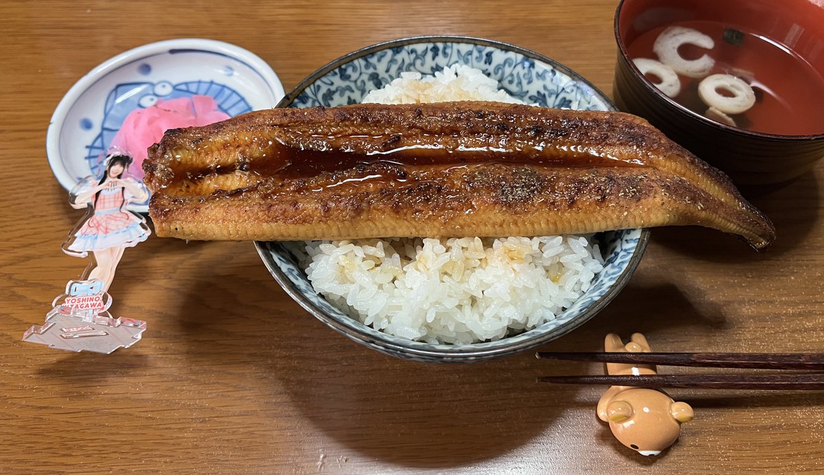 暑くなってきたので鰻丼😋

#北川愛乃
#よこにゃん45