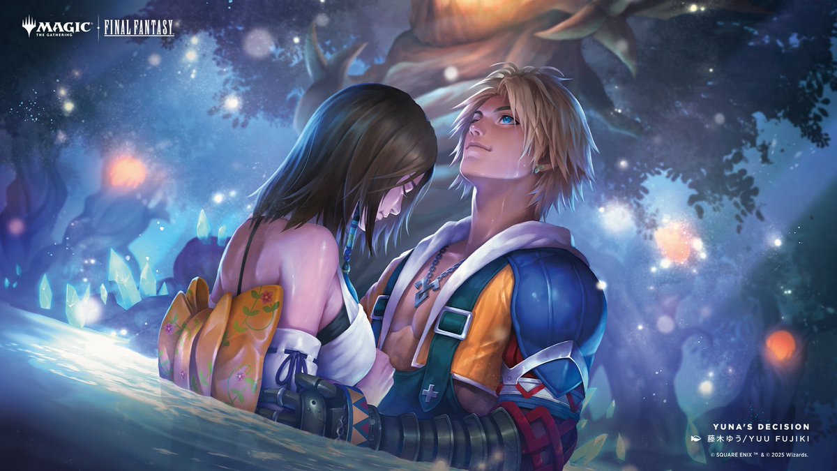 FFX “Yuna's Decision” full art from the #MTGxFINALFANTASY collab 🥺
