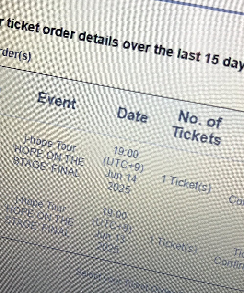 📌รับกดบัตรหลุด j-hope Tour ‘HOPE ON THE STAGE’ FINAL

Floor/2F/3F  random

✅เลือกวันได้
✅กดได้แล้ว2ใบ
✅กดไม่ได้คืนเต็ม
✅ใช้ Global ID ลูกค้า

📥สอบถามDMได้ค่า

#ตลาดนัดบังทัน #ตลาดนัดBTS
#HOPE_ON_THE_STAGE_TOUR_FINAL
#HOS_TOUR_FINAL #jhope_TOUR
#제이홉 #jhope
#방탄소년단