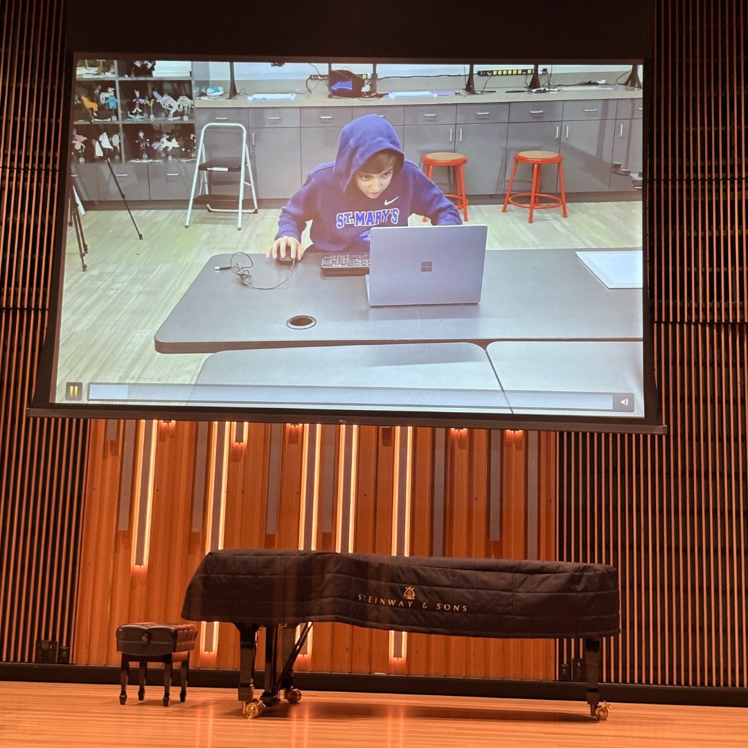 stmarysib's tweet image. St. Mary's IB students light up OCArts4All w/ sci-fi film "The Virus"! 🎬 Inventive, imaginative & risk-taking Grade 7 filmmakers wow county & shine at IVC. #IBLearnerProfile #StMarys #IBEducation #OCArts
