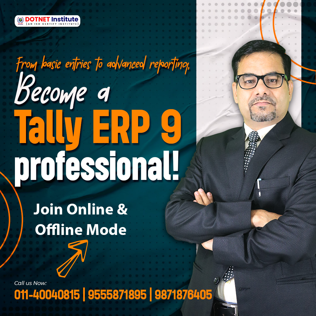 dotnetinstitute's tweet image. 👉From basic entries to advanced reporting, become a Tally ERP 9 professional!🚀 
💻आज ही Online &amp;amp; Offline मोड से जुड़े!🎒
👨‍🎓DOTNET Institute👩‍🎓
🤙Call us: 011-40040815☎ | 9555871895📱 | 9871876405
🔗Click on: dotnet.courses.store/courses/19576?…
#TallyERP9 
#TallyCourse 
#AccountingSoftware