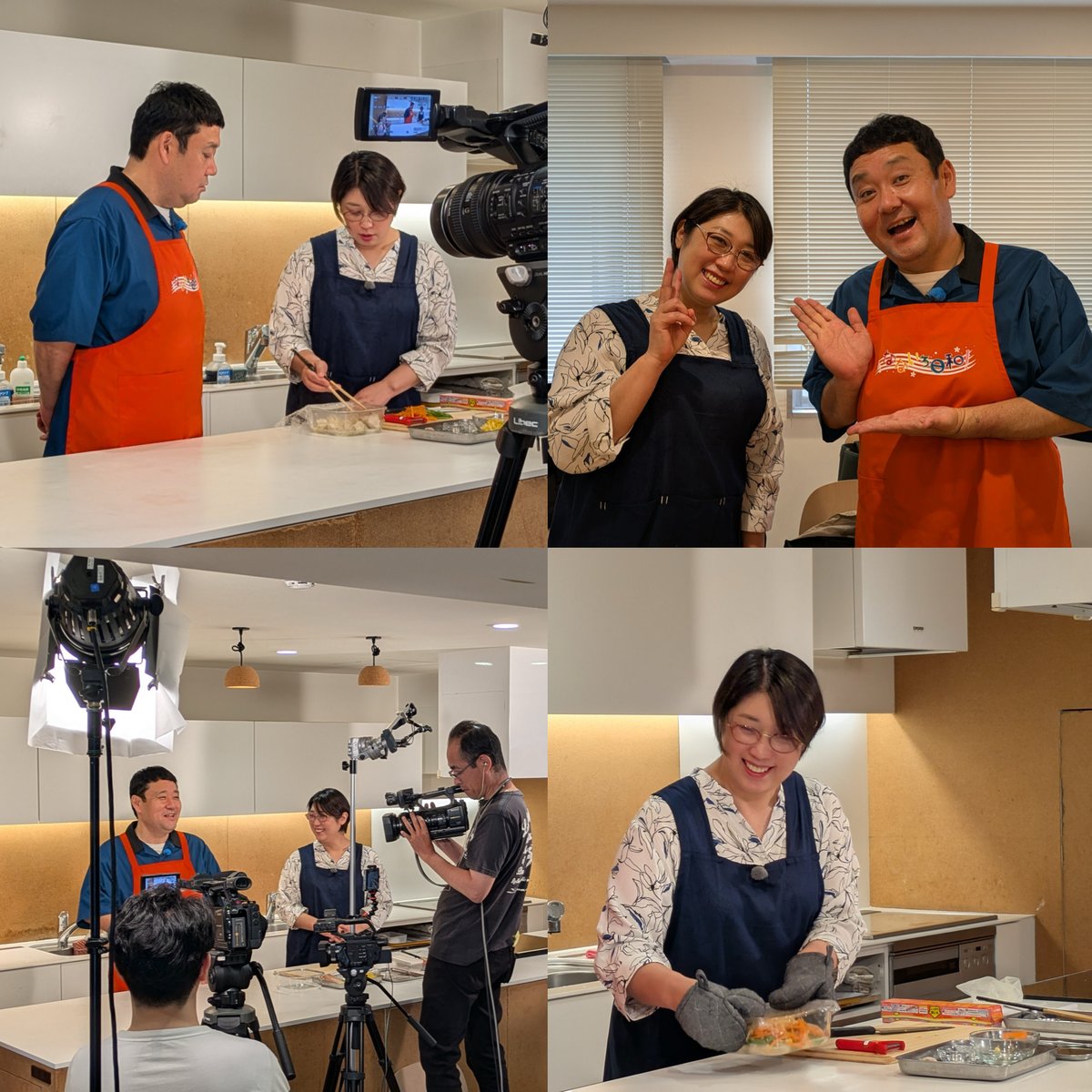 kurashiyakuzen's tweet photo. 🍀くらし薬膳🍀

5/20（火）朝9：26～放送
テレビ東京「なないろ日和」に
https://t.co/MFMoGSxjd6
（MC薬丸裕英さん、香坂みゆきさん）
竹田あやこ主任講師が出演します🎉

ドロンズの石本さんと撮影してきました。
オンエアお楽しみに🥰

#jak #くらし薬膳 #薬膳 #日本くらし薬膳協会 #なないろ日和 https://t.co/SQHXb2AljT