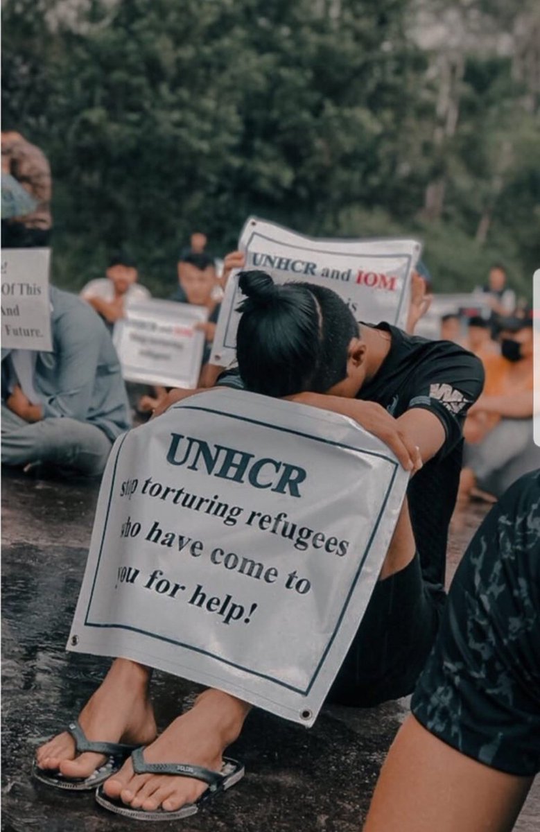 I feel sorry for us refugees in Indonesia-13 years without being seen as human.
But I feel even more sorry for those who see our pain and choose to ignore it.
They’ve already stepped outside the bounds of humanity.
#End13YearsInLimbo_Indonesia 
<a href="/UNHCRIndo/">UNHCR Indonesia</a>