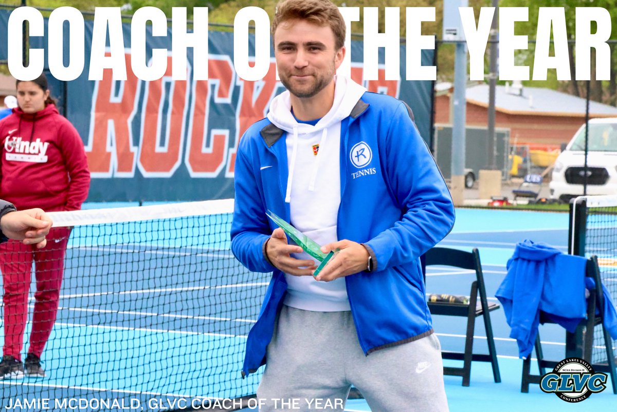 Congrats to Jamie McDonald, GLVC Coach of the Year⁣🎉
⁣
#GoHawks