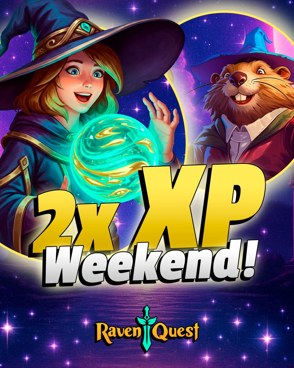 ⚔️ 2× XP WEEKEND HITS TOMORROW IN <a href="/RavenQuestGame/">RavenQuest</a>  🔥

72 hours of double Creature XP.
Starts Friday, May 16 @ 8AM EST
Ends Monday @ 8AM EST

✅ New players level up twice as fast!!
✅ Returning Players now is the time to jump back in! 
✅ Perfect time to join #LaughingCoffin We