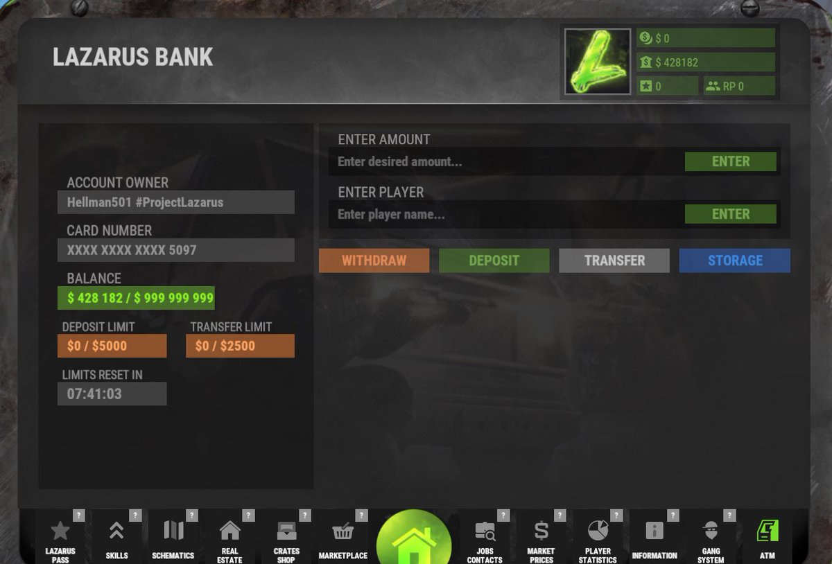 LazarusServers's tweet photo. The biggest update to Lazarus Life drops this Friday
🛠️ Reworked jobs/new resources
💊 Drug system overhaul
🏠 Property businesses laundering
📈 Vendor reputation
…and more.

Type /freevip on launch for 🎟️ 24hr FREE VIP.
Wipe day’s gonna be massive.
https://t.co/iXNwxo7Pd0 https://t.co/njmSdxInl0