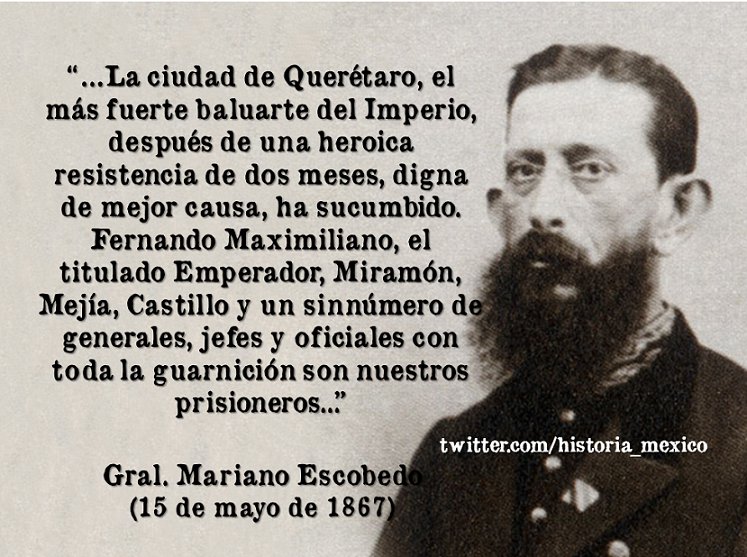 General #MarianoEscobedo (15 de mayo de 1867)
//Adrián Cruz//