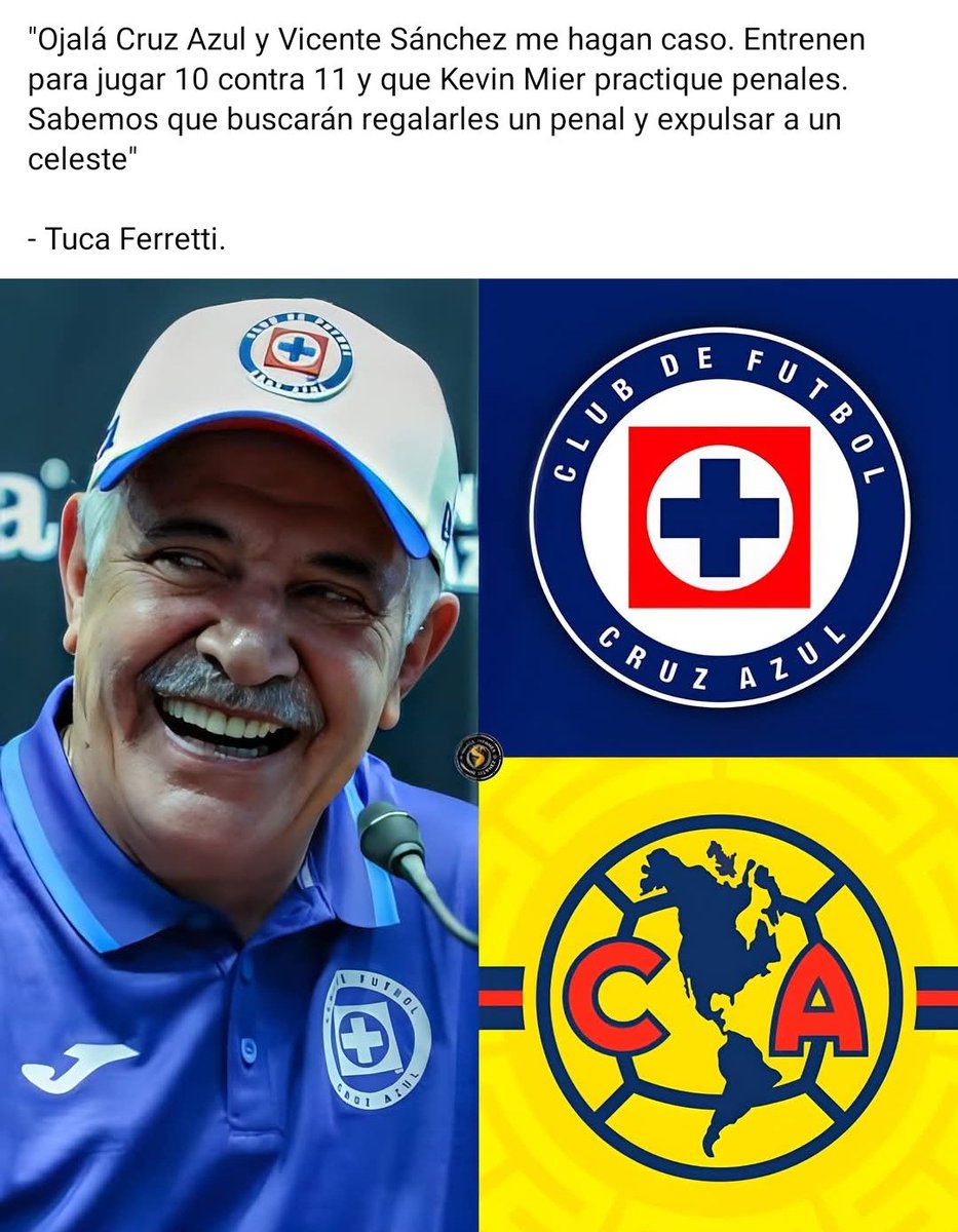 GerardoDanielZ3's tweet photo. #NuestraLiguilla 
Profeta Tuca Ferreti https://t.co/VimFdQubQH