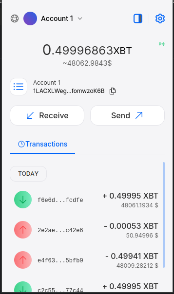 xbtproject's tweet photo. New $XBT Explorer & multichain wallet by https://t.co/FffjHuzCEt is available!
✅ Track Bitcoin Classic
✅ Manage XBT in a slick wallet
✅ Now available as a Chrome Extension
🌐 https://t.co/TWr3NKObNS
🧩 https://t.co/wxR24b2Xev
#BitcoinClassic #XBT #dedoo #WebWallet https://t.co/AdCif7psUS