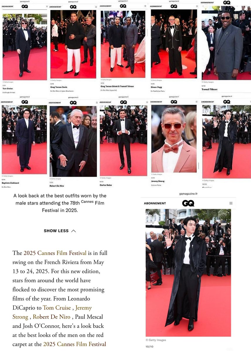 JeJeLoveJunjun's tweet photo. Gong Jun was selected as the best men's dress style at the GQ France Cannes Film Festival! Not only the only Chinese star on the list, but also the only Asian face on the list! 
https://t.co/rYJjfy9t6I

🍄🤍🍄 love Junjun 💯 
#GongJun #กงจวิ้น #SimonGong #龚俊Simon #龚俊 #공준 #ゴンジュン
#GongJunInCannes2025
#GongJunXLOrealParis
#LOrealParisCannes
#CannesFilmFestival