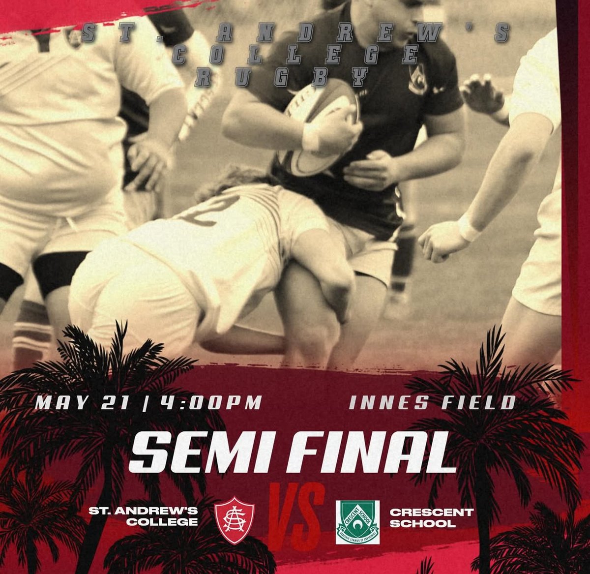 Looking forward to the Semi-finals @ Crescent School, May 21 at 3:30 PM