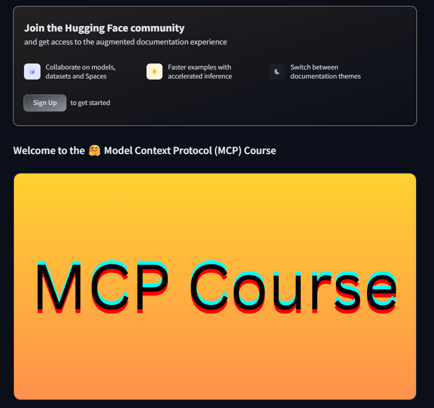 victor_explore's tweet image. Hugging Face just dropped a free course on Model Context Protocol (MCP) Course (link in comment)