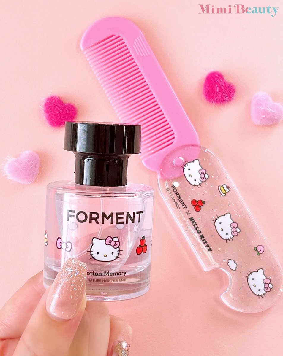 韓国オリヤンで買ったキティちゃん×FORMENTコラボヘアミスト、爽やかで