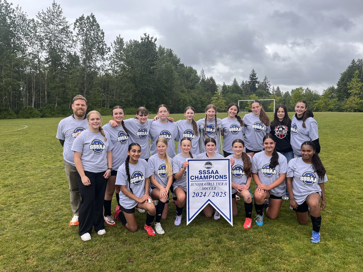 Congratulations to the SSSAA Junior Girls Soccer Tier II Champions, <a href="/salishathletics/">@salishathletics</a> !