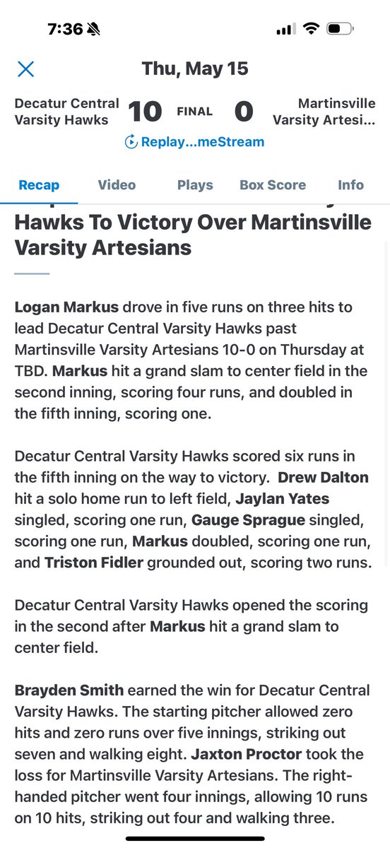 Logan_Markus10's tweet image. Great day at the plate today! 3-3 with 5 RBI, Single, Double, and a Grand Slam!!
@DCBASEBALLHAWKS
@BUncommitted
@BBUncommitted
#uncommitted