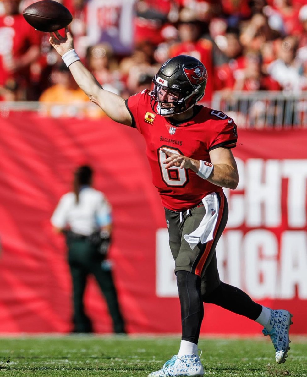 _MLFootball's tweet image. True or False: #Bucs Baker Mayfield is a top-5 quarterback in the #NFL currently…?