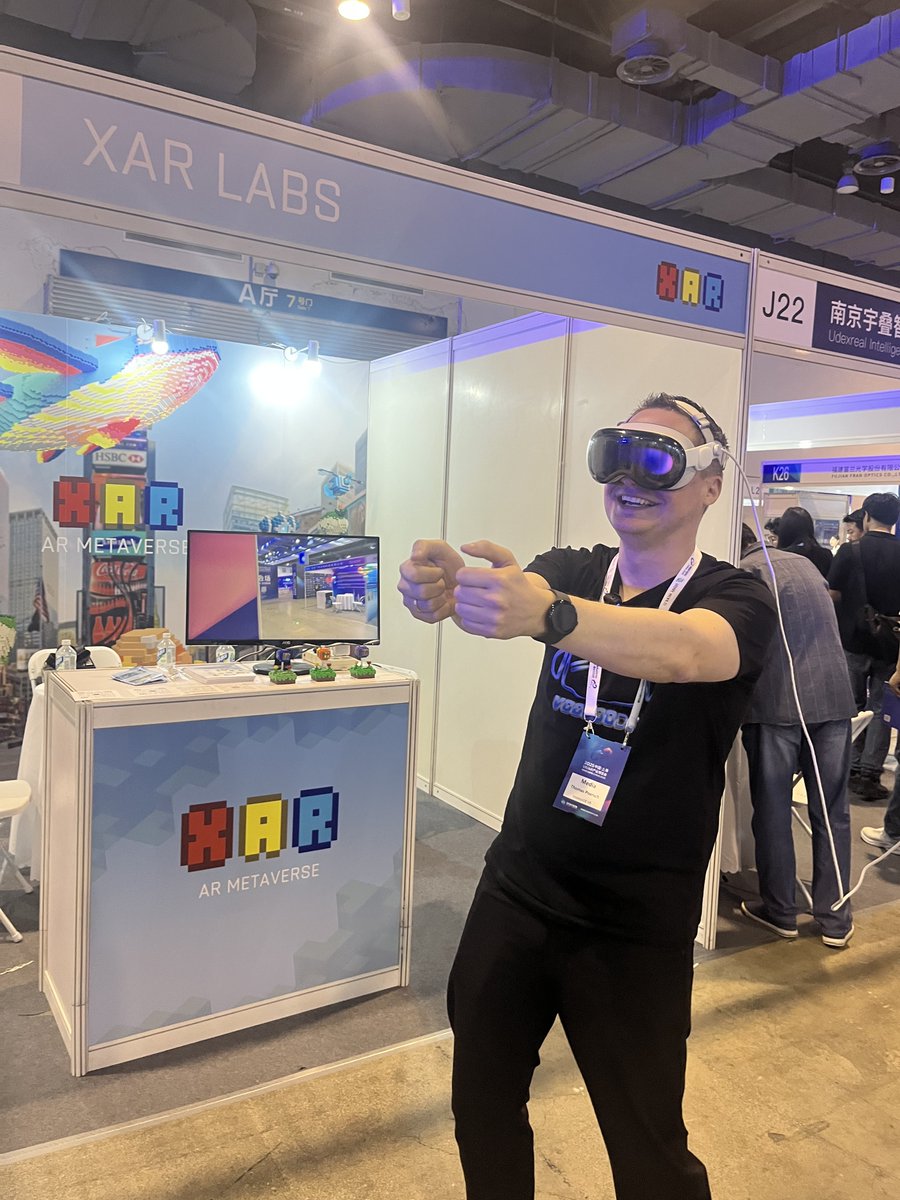 XAR_Labs's tweet photo. Just demoed our Vision Pro version on-site. 

Immersion: 100%.

#AugmentedReality #XR #MR #VR https://t.co/wt0vocZmo5