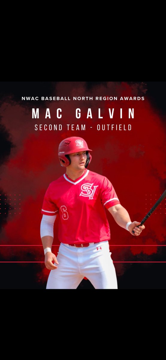 Skagit Baseball (@skagitbaseball) on Twitter photo Congratulations to <a href="/mac_galvin/">Mac Galvin</a> for winning 2nd team All NWAC North Region Outfielder! <a href="/SkagitAthletics/">Skagit Valley Athletics</a> #DirtyBirdz Congratulations to <a href="/mac_galvin/">Mac Galvin</a> for winning 2nd team All NWAC North Region Outfielder! <a href="/SkagitAthletics/">Skagit Valley Athletics</a> #DirtyBirdz