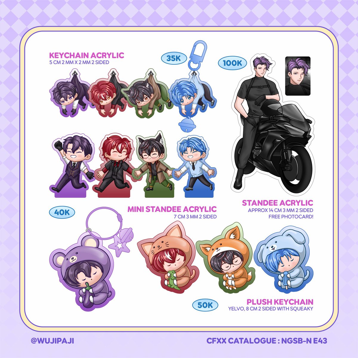 mayuyniverse's tweet photo. [ RT &amp; Like are appreciated! ]
#CFXX Wujipaji's OTS catalogue is here!

📅 24 May - 25 May 2025
📍 NGSB-N (Circle E-43)
🎨 SOL.4CE &amp; PLAVE

#cfxxcatalogue #comifuro20catalogue #comifuroxx #comifuro20 https://t.co/uqY7oNLckU