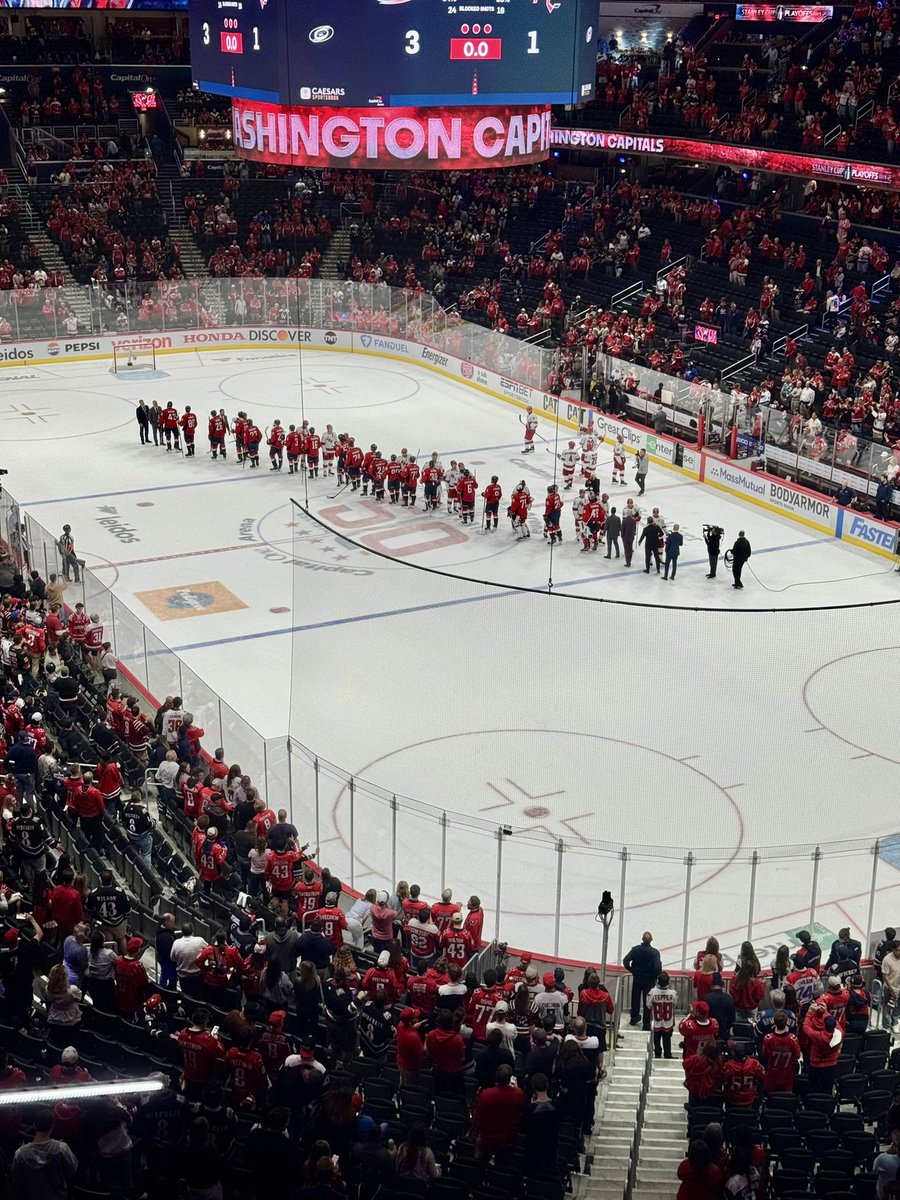 Happy handshakes are always the best. 

I can't wait to experience The Lenny next round. The best fans in the @nhl get an even bigger platform to show off!