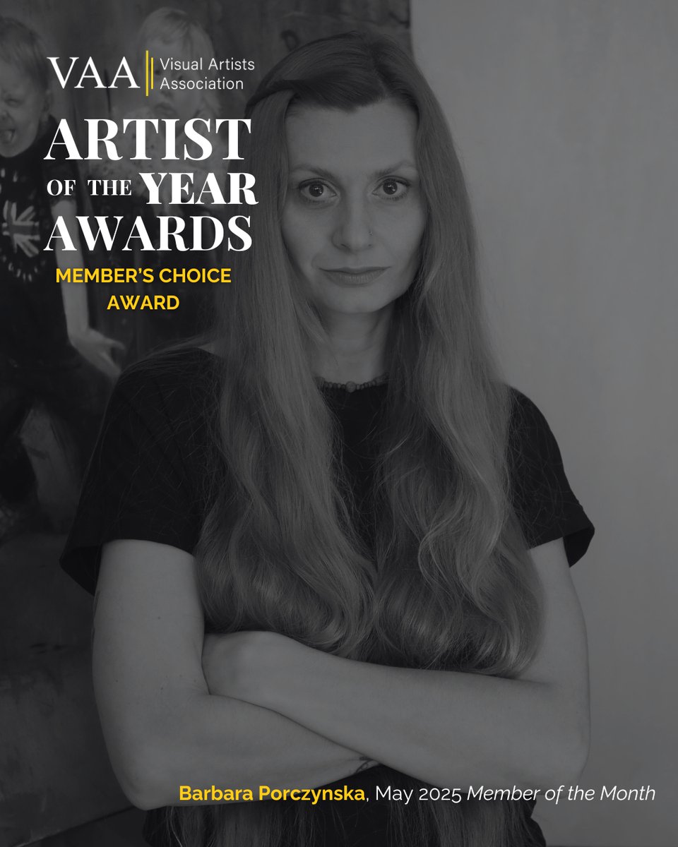 VAAartists's tweet image. Member of the Month | May 2025 | Barbara Porczynska 

Read Barbara's interview on our website, here: visual-artists.org/project/barbar…

#VAAMemberoftheMonth #VAAArtistFeature #ArtistFeature #MemberFeature #VisualArtistsAssociation