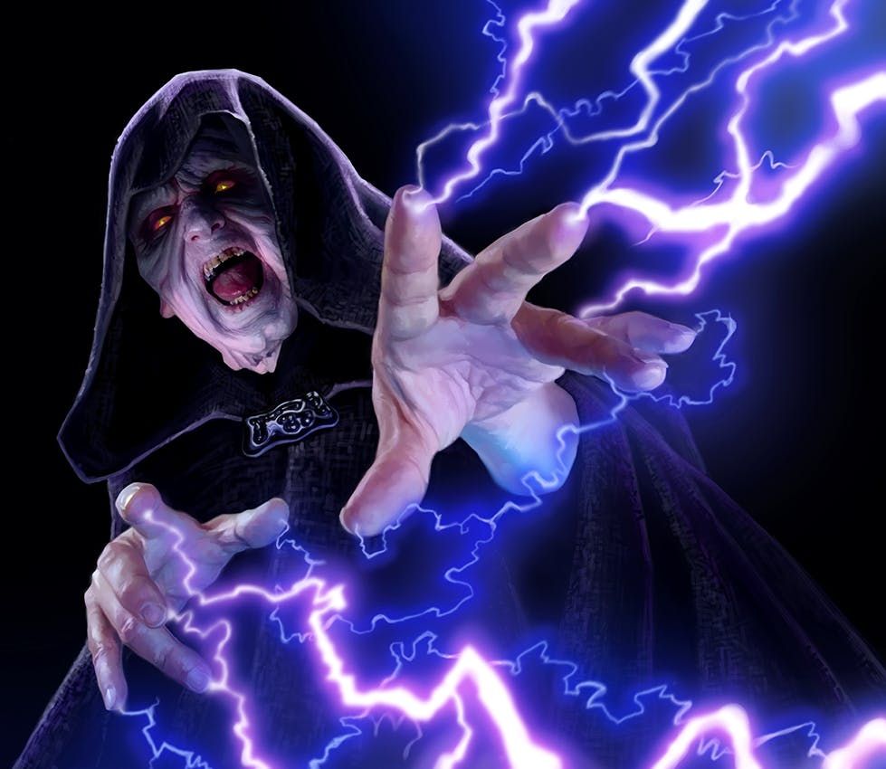 it's so funny in andor when they talk about palpatine joining meetings and signing bills and shit as if he doesn't look like this