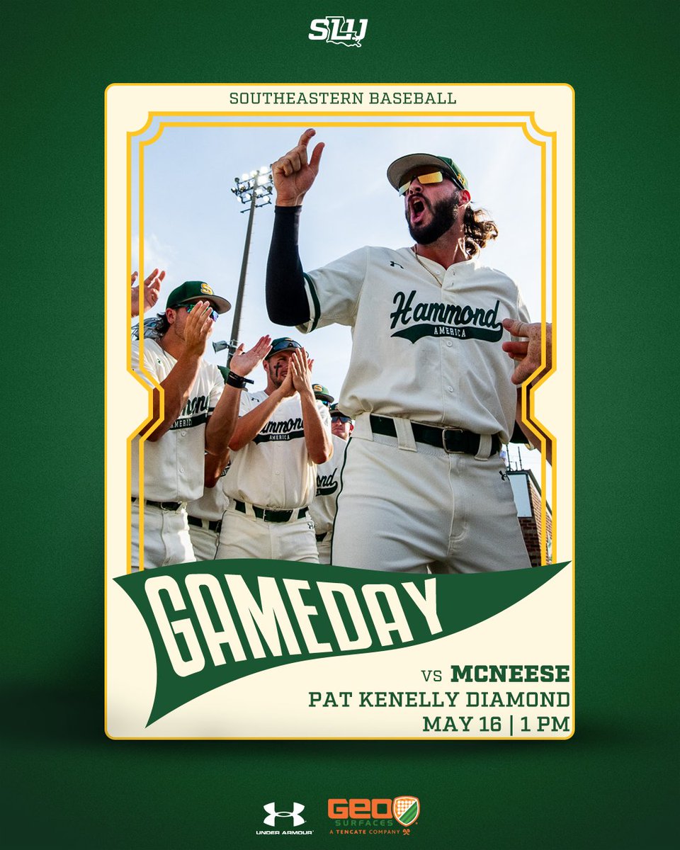 Southeastern Baseball (@lionupbaseball) on Twitter photo 2025 <a href="/SouthlandSports/">Southland Conference</a> Baseball Championships
Hammond Bracket presented by <a href="/GeoSurfaces/">GeoSurfaces</a>
πΊ ESPN+ bit.ly/4mBeTYj
π» <a href="/LionUpRadio/">90.9 The Lion</a> bit.ly/3YBlbKX
π bit.ly/4mii4DZ
#LionUp π¦π 2025 <a href="/SouthlandSports/">Southland Conference</a> Baseball Championships
Hammond Bracket presented by <a href="/GeoSurfaces/">GeoSurfaces</a>
πΊ ESPN+ bit.ly/4mBeTYj
π» <a href="/LionUpRadio/">90.9 The Lion</a> bit.ly/3YBlbKX
π bit.ly/4mii4DZ
#LionUp π¦π