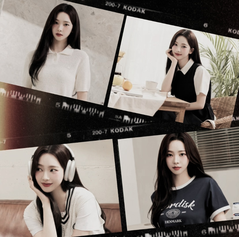 The cozy knitwear, the soft sunlight filtering through the blinds, and the subtle smiles all weave together a narrative of introspection and warmth amidst the glitz of the encore night in Seoul.