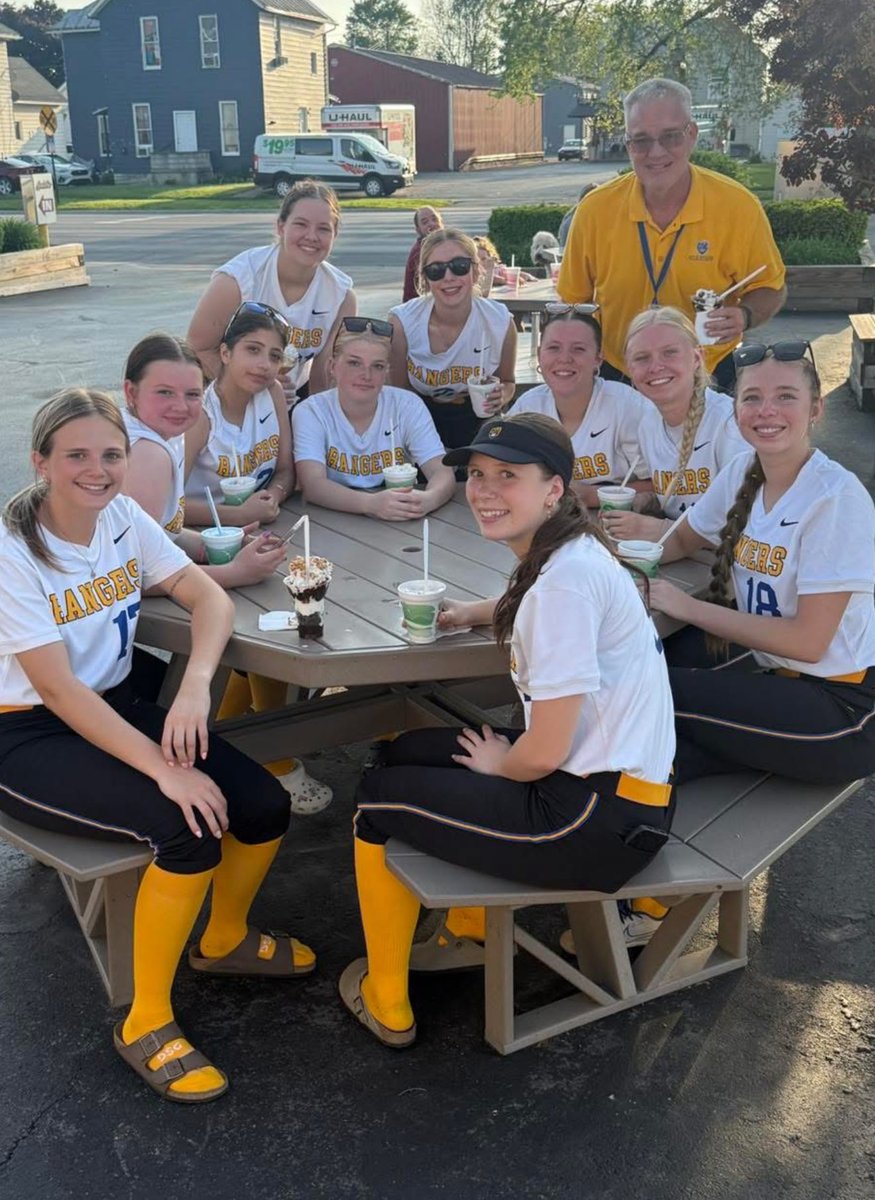 More ice cream for the softball team!! Go Rangers!!