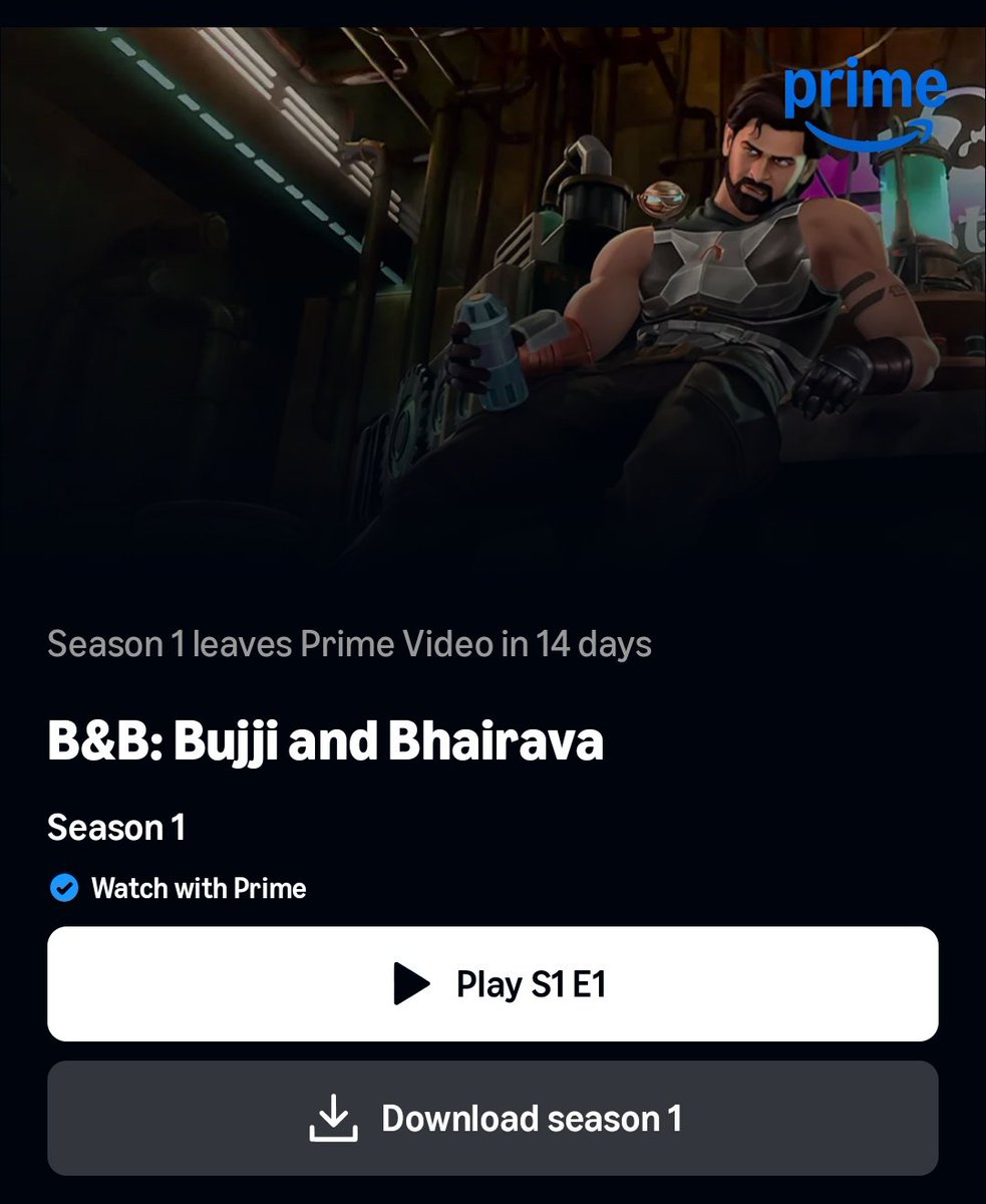 bhargav_022's tweet photo. Bujji and Bhairava leaving #PrimeVideo in 14 days and still we've been waiting for B&amp;B 2 @nagashwin7 
#Prabhas‌ #Kalki2898AD https://t.co/jmq2jtpRvQ