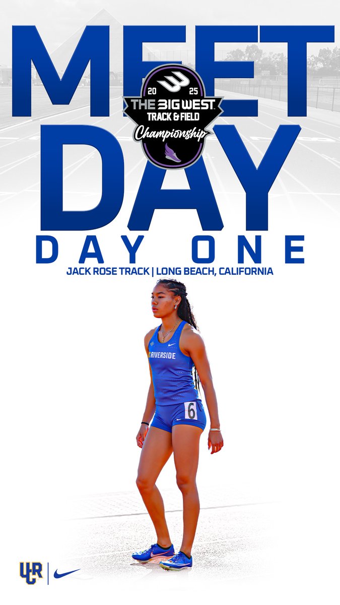 UCR_Athletics's tweet photo. MEET DAY!

@UCR_trackfield begins competition at the Big West Championships today in Long Beach! Head to https://t.co/2oDaMufJRA for more information. 

#GoHighlanders https://t.co/JtehpAfAbt