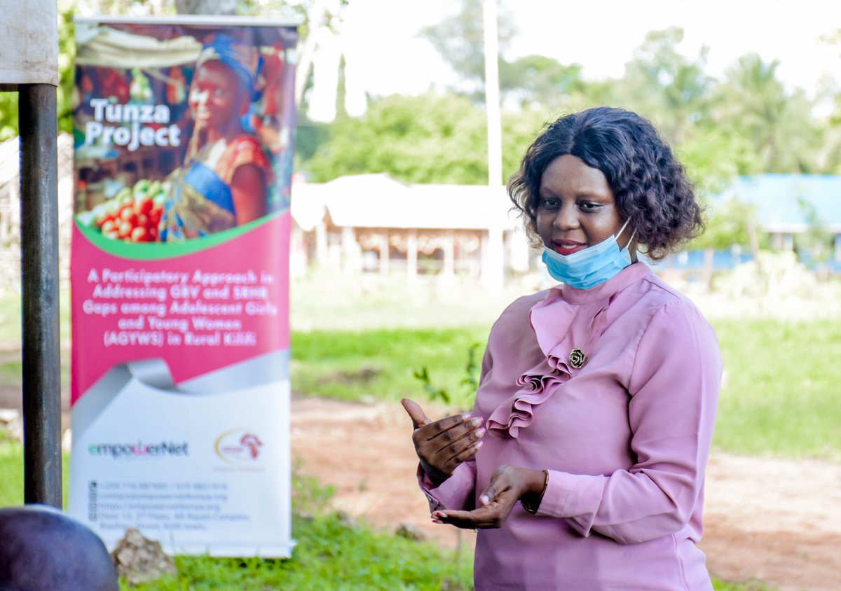 empowerNetOrg's tweet photo. Every bold vision begins with a single dialogue and the courage to act.
Through the Tunza Project, we are committed to a participatory and inclusive approach that empowers Adolescent Girls and Young Women (AGYM). #Tunza #EmpowerNetOrg #CREAWKenya #JasiriProgram #EndGBV https://t.co/njrW35uhfw