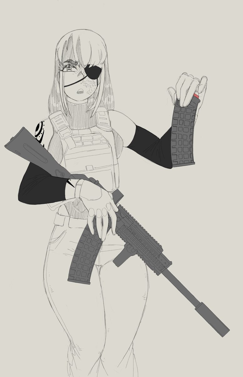 Never realized how big the 10 round mag for the Saiga is, jeez