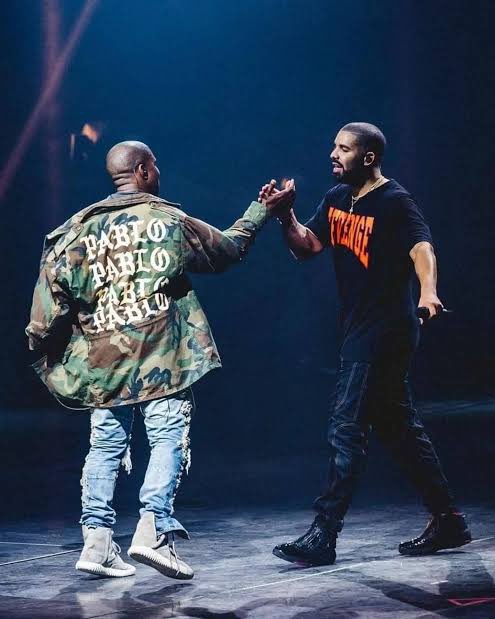 Who says two legends can’t co-exist? <a href="/kanyewest/">ye</a> <a href="/Drake/">Drizzy</a> 🫶🏾🐐
