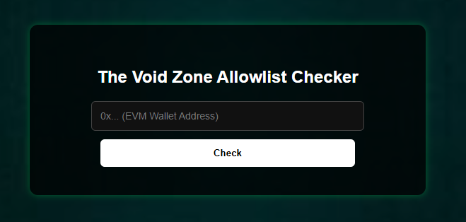 The Void Zone (@thevoidzone_) on Twitter photo ✅ Wallet checker is now live!
If you won giveaway and it's not eligible, don't worry.
checker is constantly being updated.
Some NFT holders in the <a href="/HyperliquidX/">Hyperliquid</a> ecosystem are eligible for FCFS WL Phase.
<a href="/HypersOnHL/">Hypers.</a> <a href="/HypioHL/">Hypio</a> <a href="/LiquinaHL/">Liquina.hl</a> <a href="/Punks_HL/">HyperPunks</a> <a href="/PiPonHL/">PiP</a> <a href="/ottionhl/">OTTI</a> ✅ Wallet checker is now live!
If you won giveaway and it's not eligible, don't worry.
checker is constantly being updated.
Some NFT holders in the <a href="/HyperliquidX/">Hyperliquid</a> ecosystem are eligible for FCFS WL Phase.
<a href="/HypersOnHL/">Hypers.</a> <a href="/HypioHL/">Hypio</a> <a href="/LiquinaHL/">Liquina.hl</a> <a href="/Punks_HL/">HyperPunks</a> <a href="/PiPonHL/">PiP</a> <a href="/ottionhl/">OTTI</a>