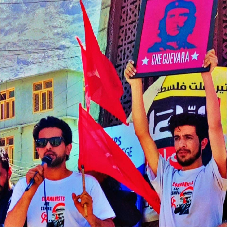 RCI_Australia's tweet photo. Free Comrade Asghar Shah (holding mic) https://t.co/XF1Kwms7PS